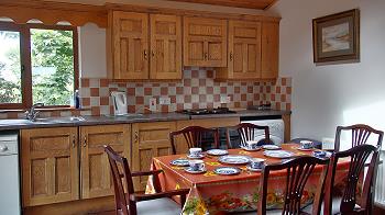 Fully equipped kitchen in country style